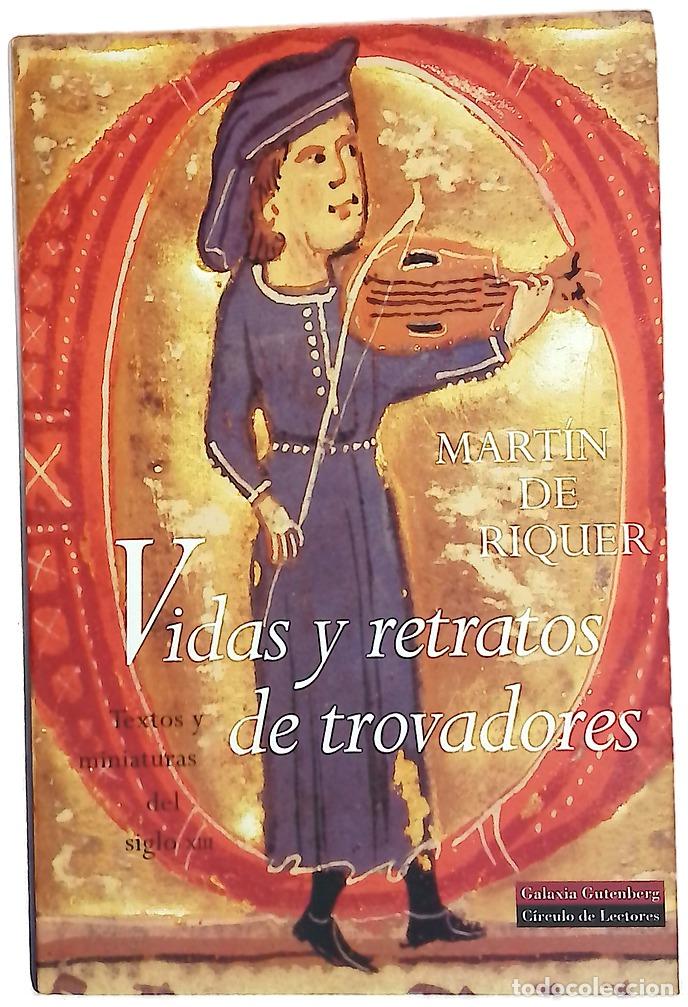 Libros: Vidas y retratos de trovadores