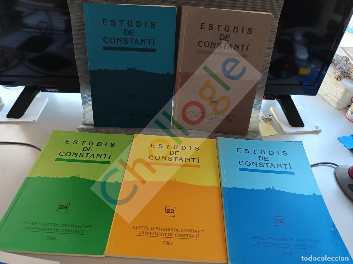 Libros: 5 libros Estudis de Constanti