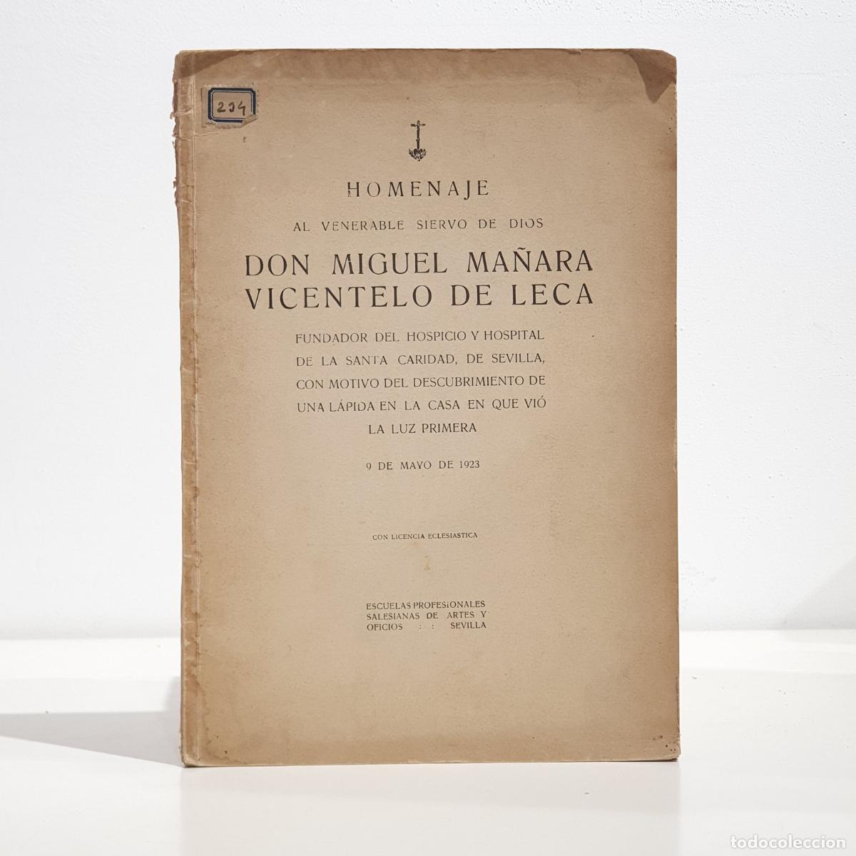 Livres: Sebasti&aacute;n y Bandar&aacute;n, Jos&eacute; - Homenaje al Venerable Siervo de Dios D. Miguel de Ma&ntilde;ara Vicentelo de L