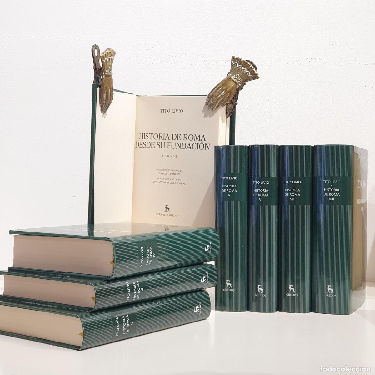 Libros: Tito Livio - Historia de Roma. 8 tomos, completa.