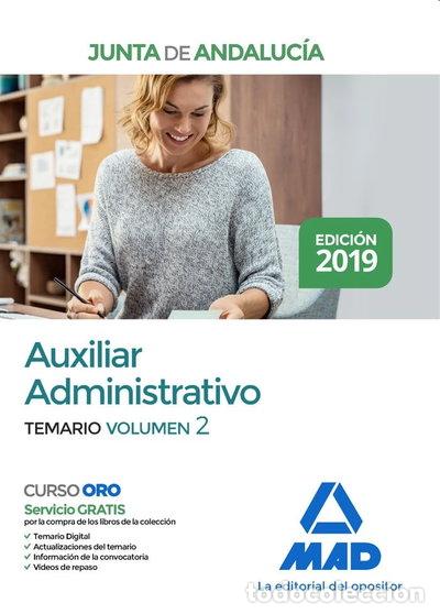 books: Auxiliar administrativo de la Junta de Andaluc&iacute;a. Temario volumen 2- 9788414231852