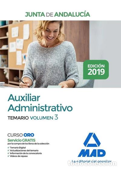 Libros: Auxiliar Administrativo de la Junta de Andaluc&iacute;a. Temario Volumen 3- 9788414231869