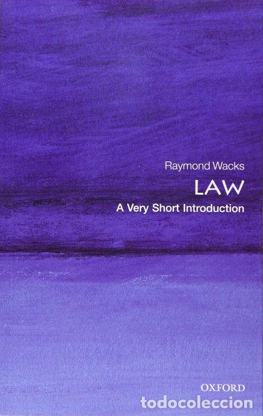 Livros em segunda m&atilde;o: Law: A Very Short Introduction- 9780198745624
