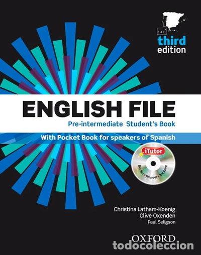 Libros: English File Pre-intermediate Students Book- 9780194598453 - Foto 1