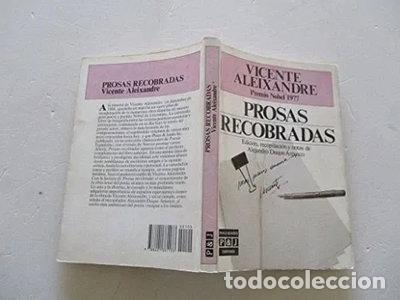 Libri di seconda mano: Prosas recobradas- 9788401381133