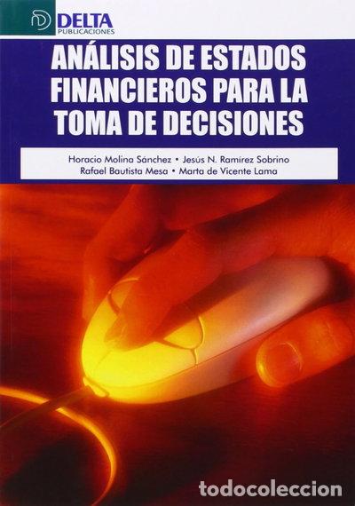 Libros: An&aacute;lisis de estados financieros para la toma de decisiones- 9788415581673