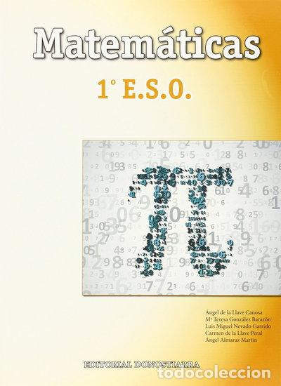 Libros: Matem&aacute;ticas 1&ordm; ESO- 9788470634956