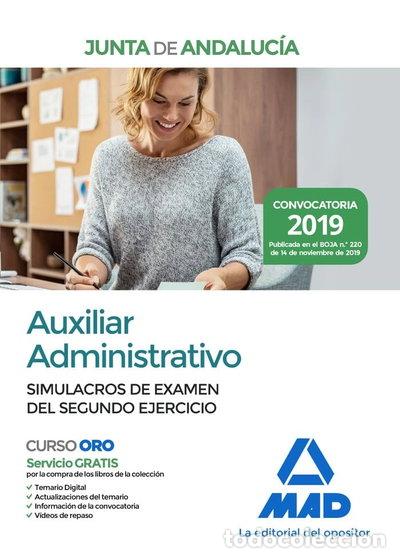 Libros: Auxiliar Administrativo de la Junta de Andaluc&iacute;a. Simulacros de examen del se...- 9788414233290