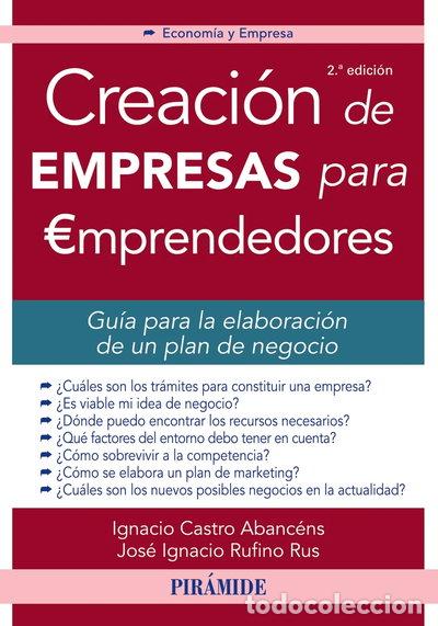 Libros: Creaci&oacute;n de empresas para emprendedores- 9788436834109