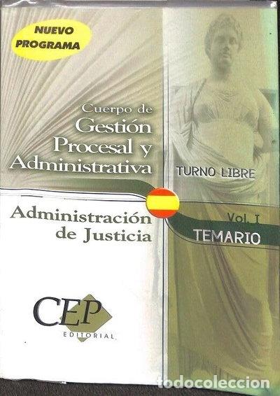 Libros: Temario Vol. I. Cuerpo de Gesti&oacute;n Procesal y Administrativa- 9788483542552