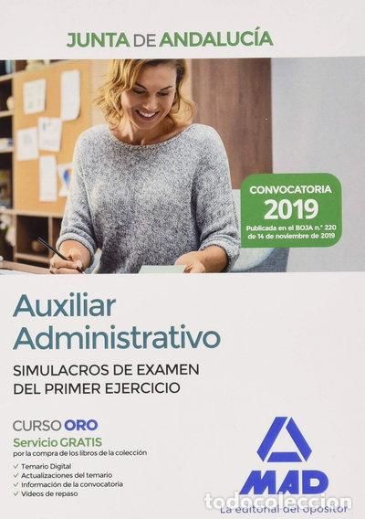 Libros: Auxiliar Administrativo de la Junta de Andaluc&iacute;a. Simulacros de Examen- 9788414231883