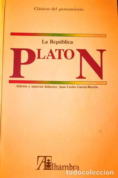 Libros: La Rep&uacute;blica- 9788420516219