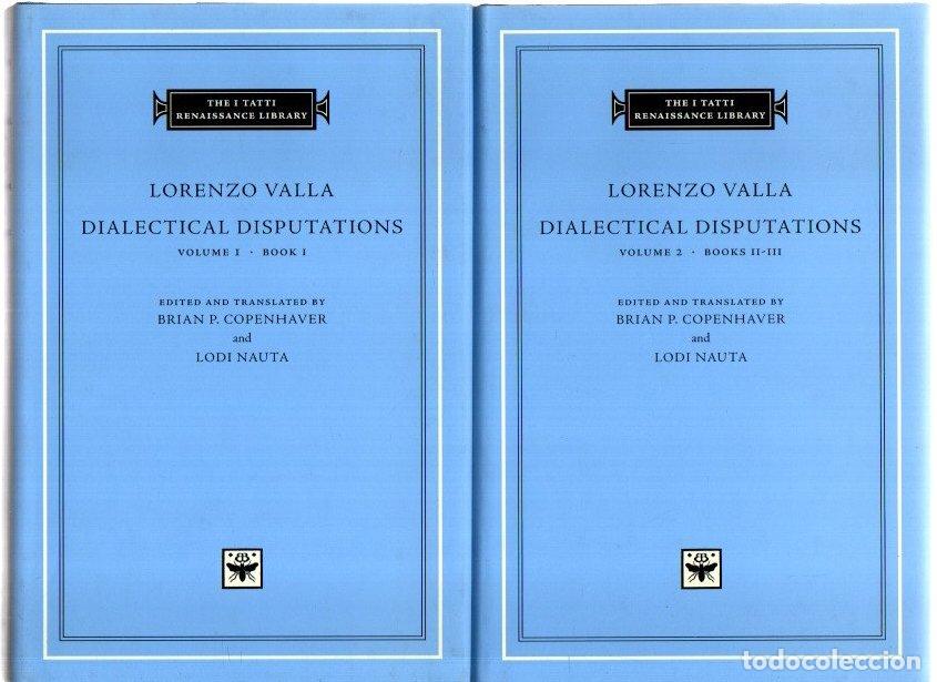Libros: Dialectical Disputations. Vols. I y II. Books I, II y III - Valla, Lorenzo