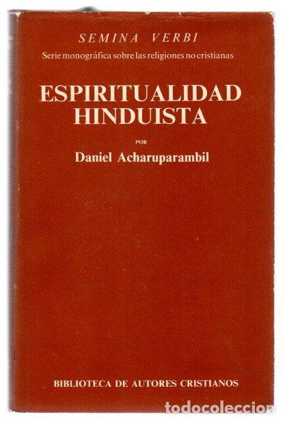 Libros: Espiritualidad hinduista - Acharuparambil, Daniel