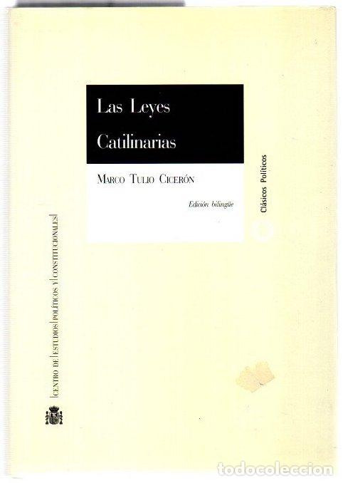 Libros: Las leyes / Catilinarias - Cicer&oacute;n, Marco Tulio