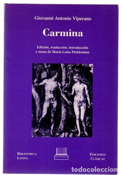 Libros: Carmina - Viperano, Giovanni Antonio - Foto 1