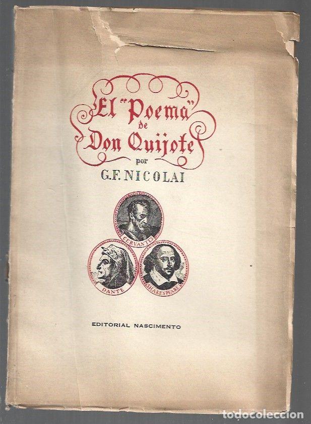 Livres: POEMA DE DON QUIJOTE - EL - G. F. NICOLAI