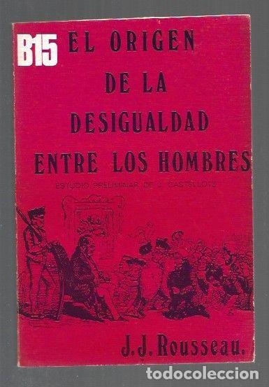 Livres: ORIGEN DE LA DESIGUALDAD ENTRE LOS HOMBRES - EL - ROUSSEAU, JEAN-JACQUES