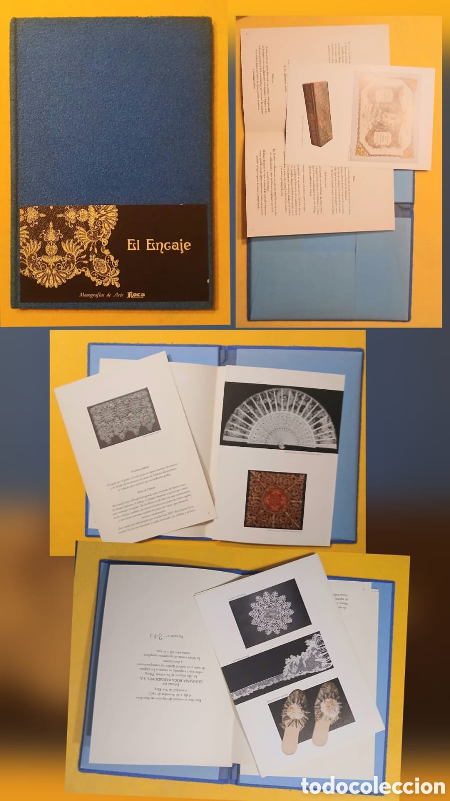 Libros: Las Monograf&iacute;a de Arte Roca, El encaje.