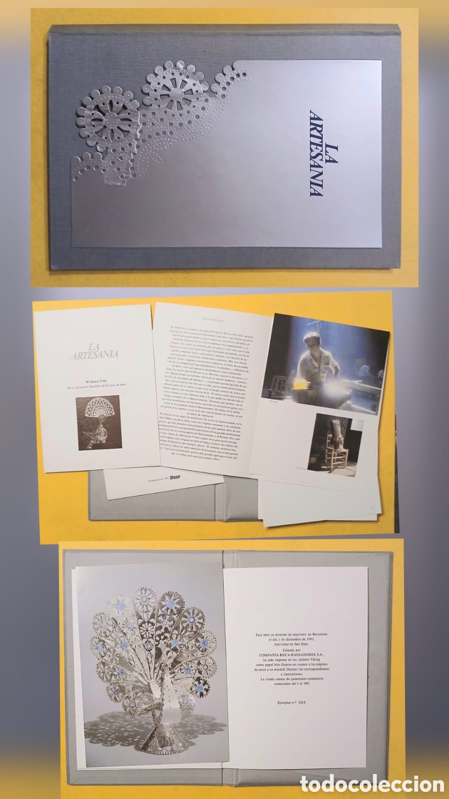 Libros: Las Monograf&iacute;a de Arte Roca, la artesan&iacute;a.