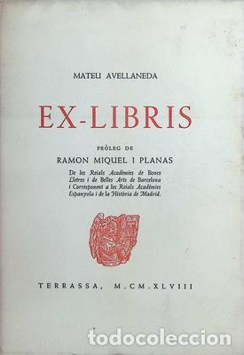 Libros: Ex-libris-MATEU AVELLANEDA - AVELLANEDA, MATEU