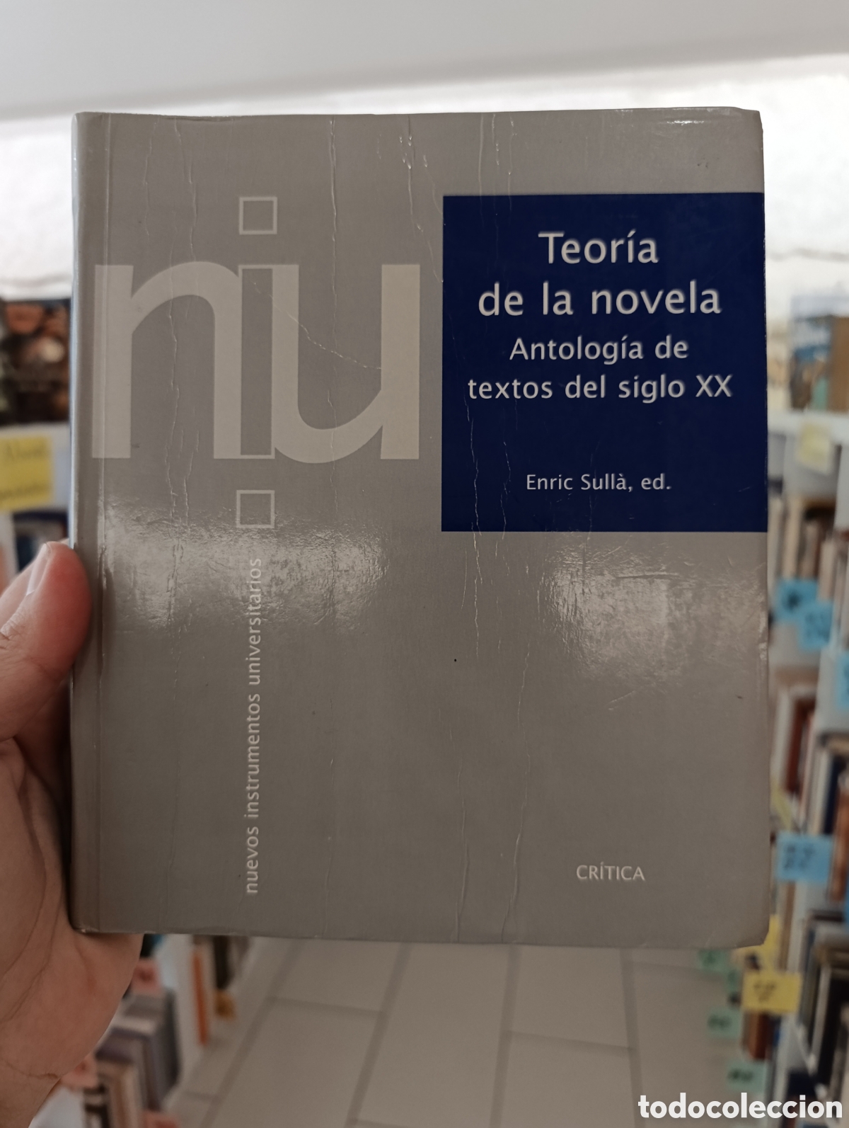 Libros: TEOR&Iacute;A DE LA NOVELA, ANTOLOG&Iacute;A DE TEXTOS DEL SIGLO XX, ENRIC SULL&Agrave; (CRITICA, 1996)