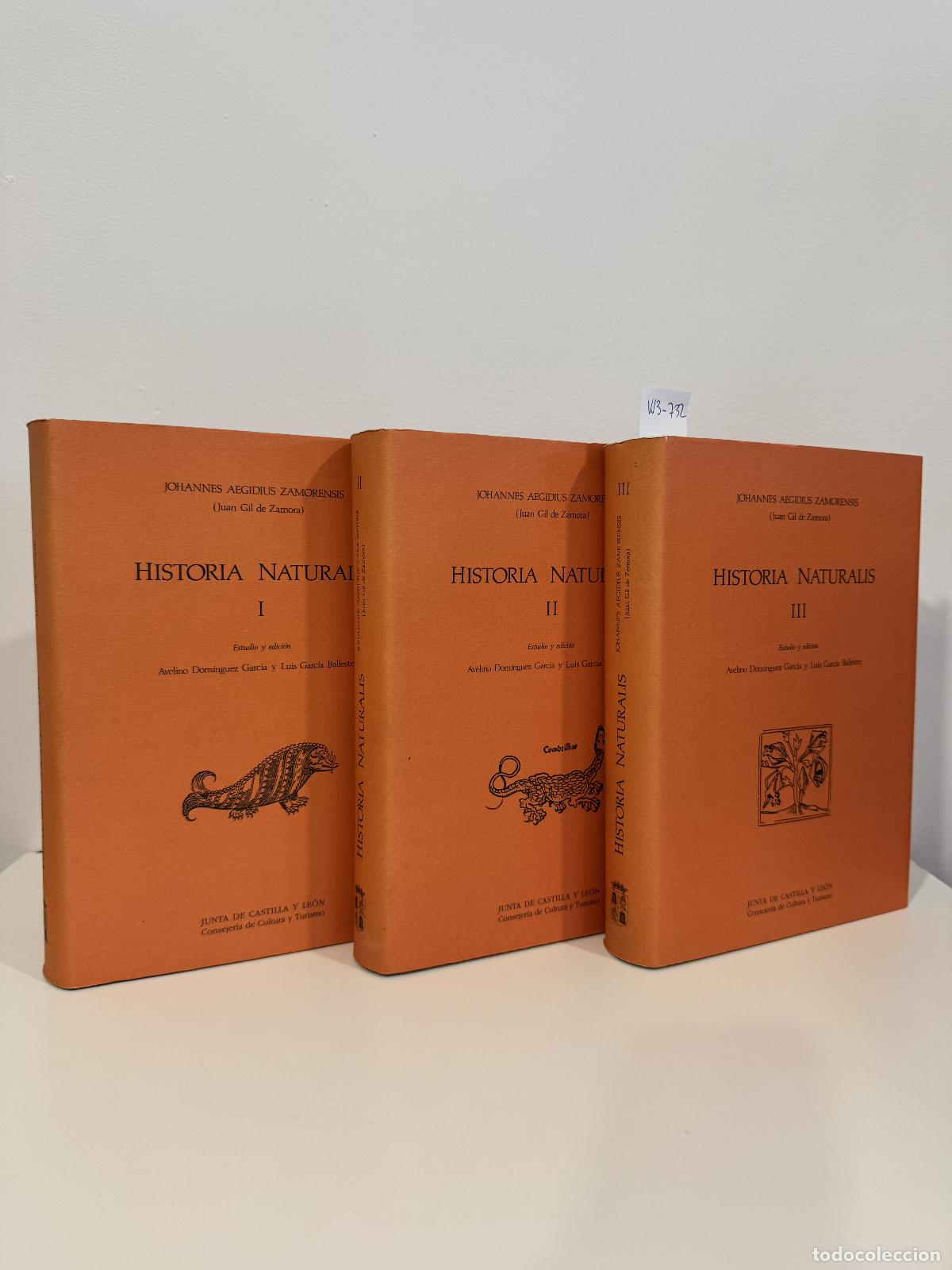 Libros: AEGIDIUS ZAMORENSIS, Johannes (Juan Gil de Zamora). - Historia Naturalis I, II y III. (Tres tomos).