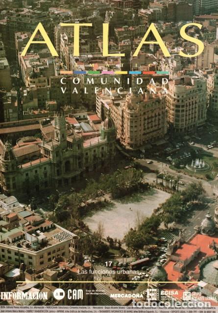 Livros em segunda m&atilde;o: ATLAS TEMATICO. COMUNIDAD VALENCIANA. 17 LAS FUNCIONES URBANAS. - RAMOS HIDALGO, ANTONIO Y D&Aacute;VILA LI