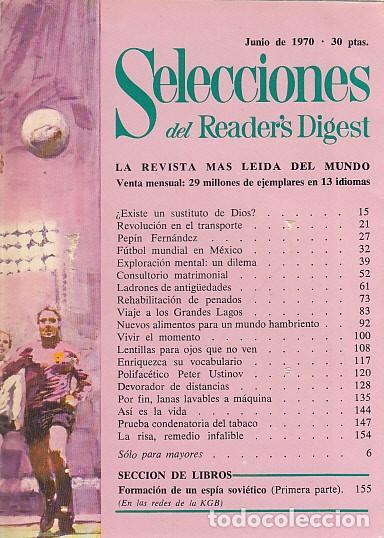 books: SELECCIONES DEL READER'S DIGEST. JUNIO 1970 - SELECCIONES DEL READER'S DIGEST