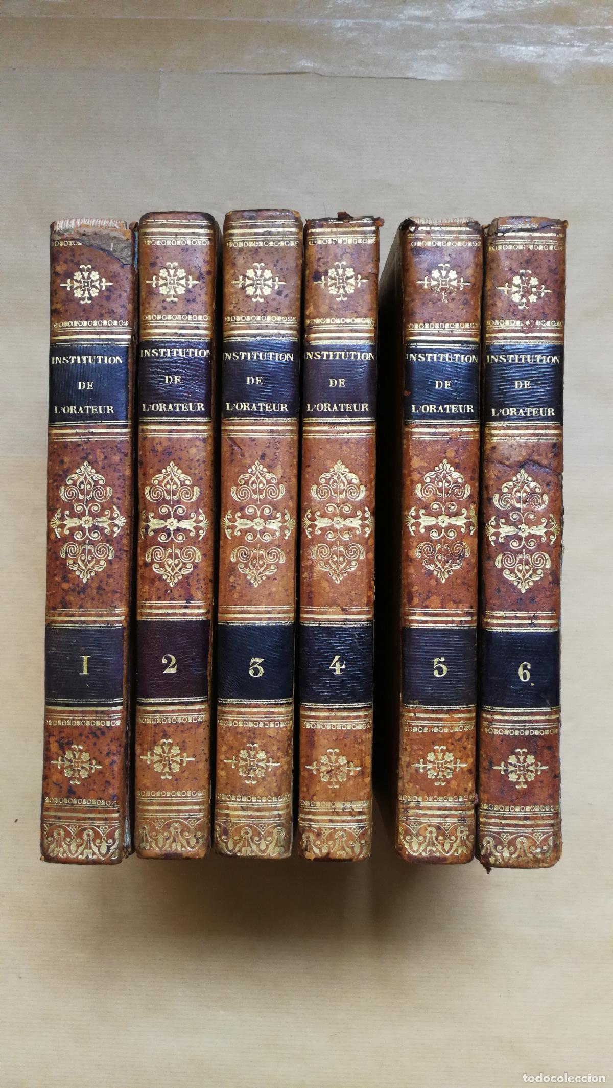 Libros: &rdquo;De l'institution de l'orateur. Traduit par M. l'Abbe Gedoyn, nouvelle edition avec le texte latin.