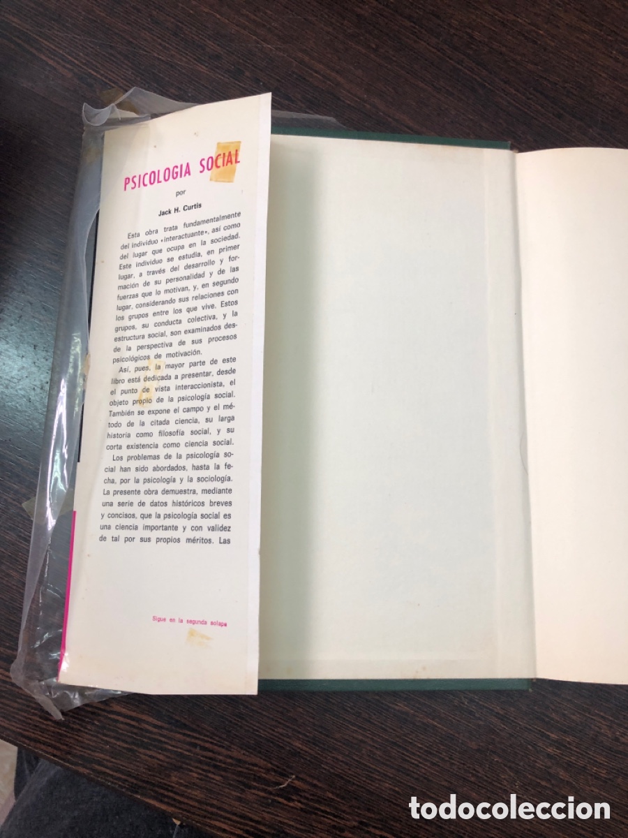 Libros: PSICOLOGIA SOCIAL JACK H CURTIS EDICIONES MARTINEZ ROCA - Foto 6