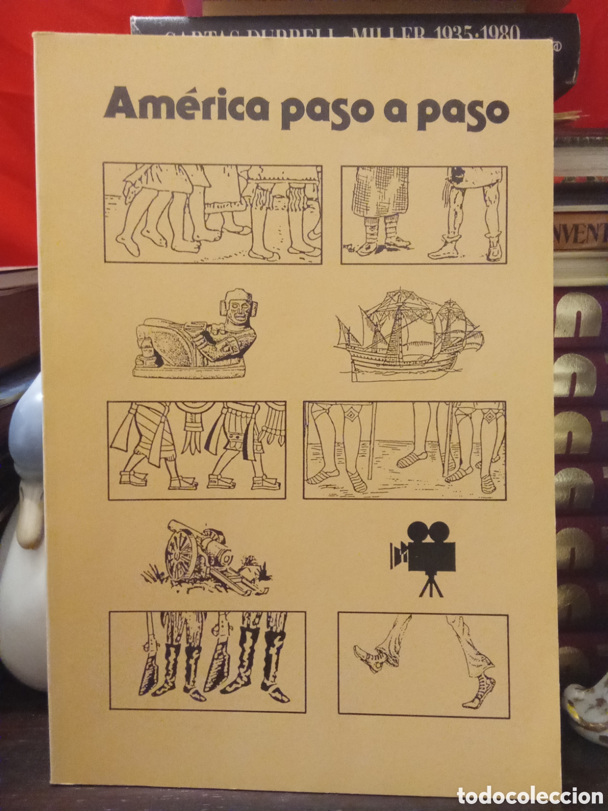 Libros: Am&eacute;rica pas&oacute; a pas&oacute; - INTERMON// Editorial Claret 1987