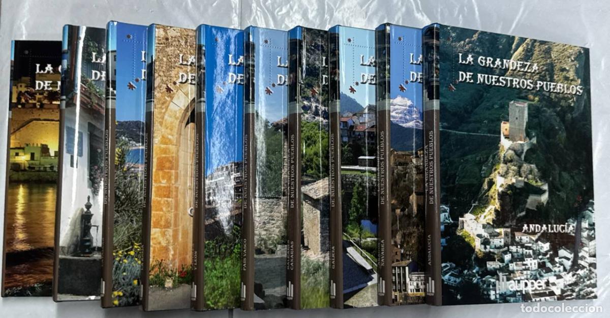 Libros: LA GRANDEZA DE NUESTROS PUEBLOS. 10 VOLUMENES.