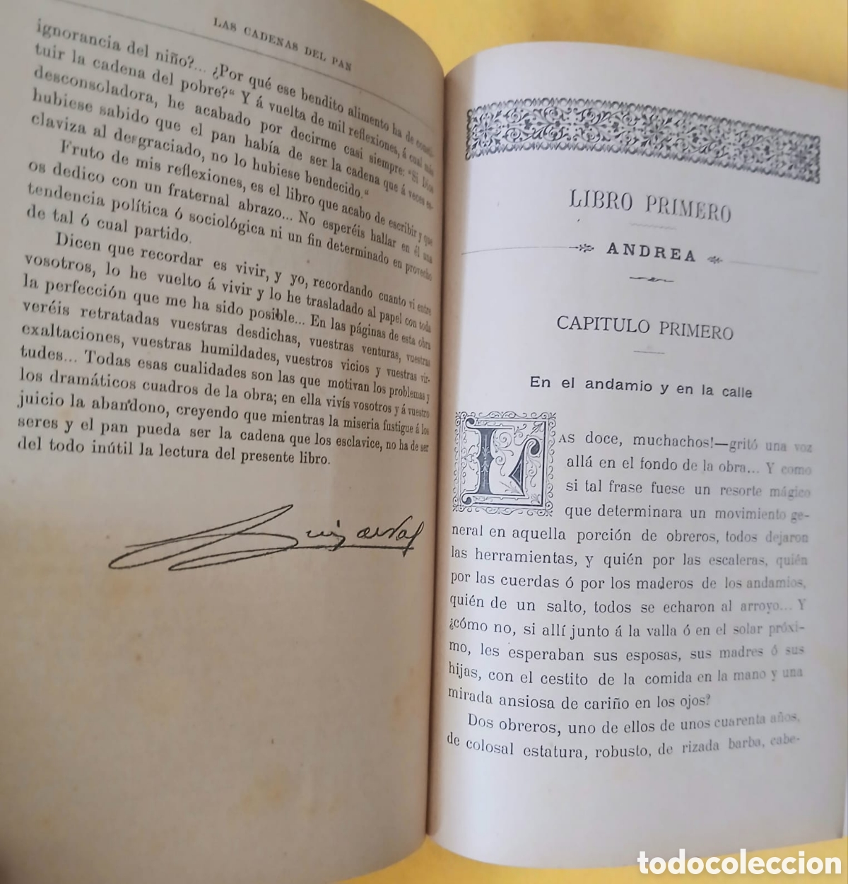 Libros: Las cadenas del pan o la hija del obrero. - Foto 3