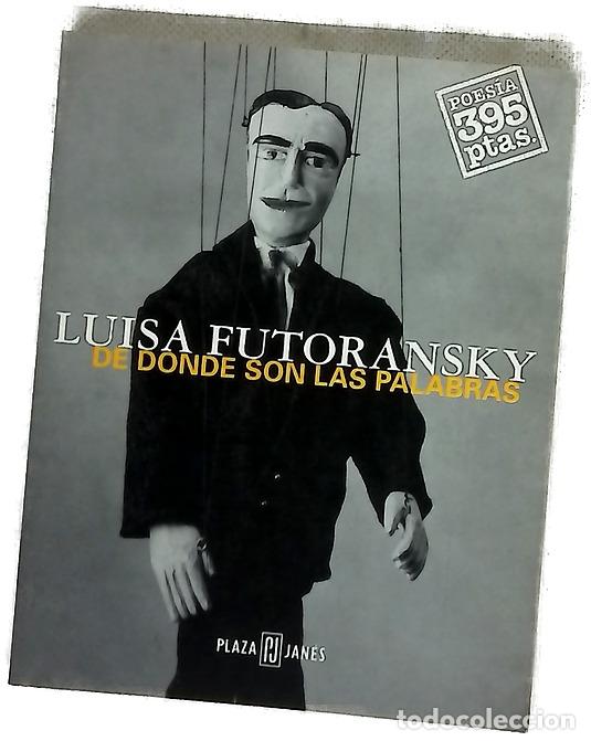 Libros: De d&oacute;nde son las palabras