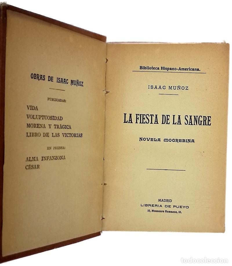 Livros em segunda m&atilde;o: La fiesta de la sangre : novela mogrebina