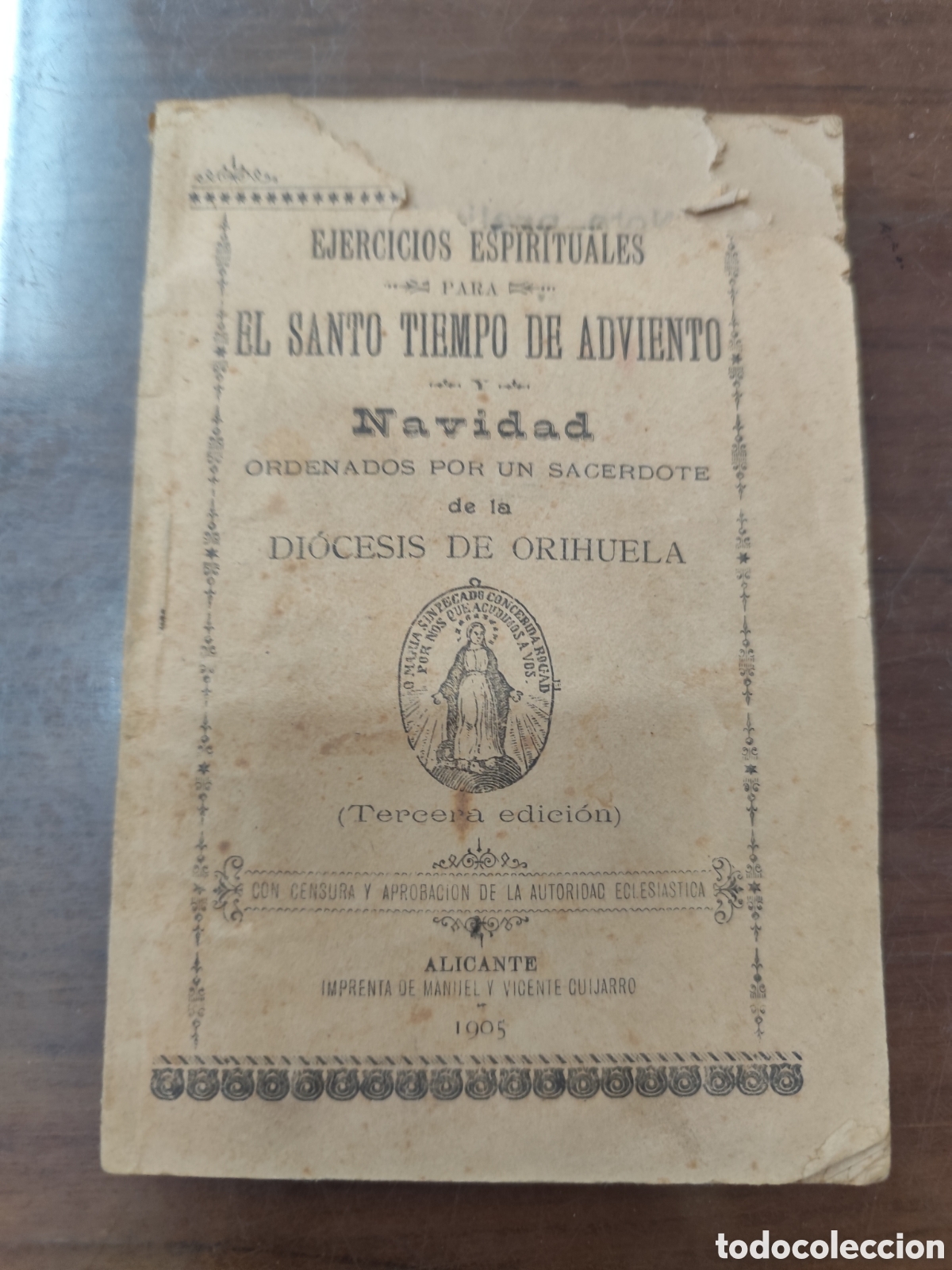 books: EJERCICIOS ESPIRITUALES PARA EL SANTO TIEMPO DE ADVIENTO Y NAVIDAD. Ordenados por un sacerdote de la