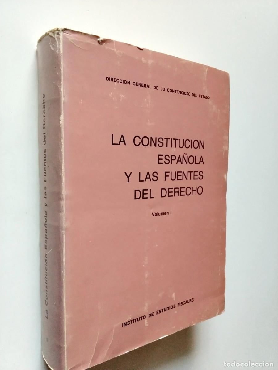 Libros: VV. AA. - La Constituci&oacute;n espa&ntilde;ola y las fuentes del derecho. Volumen I