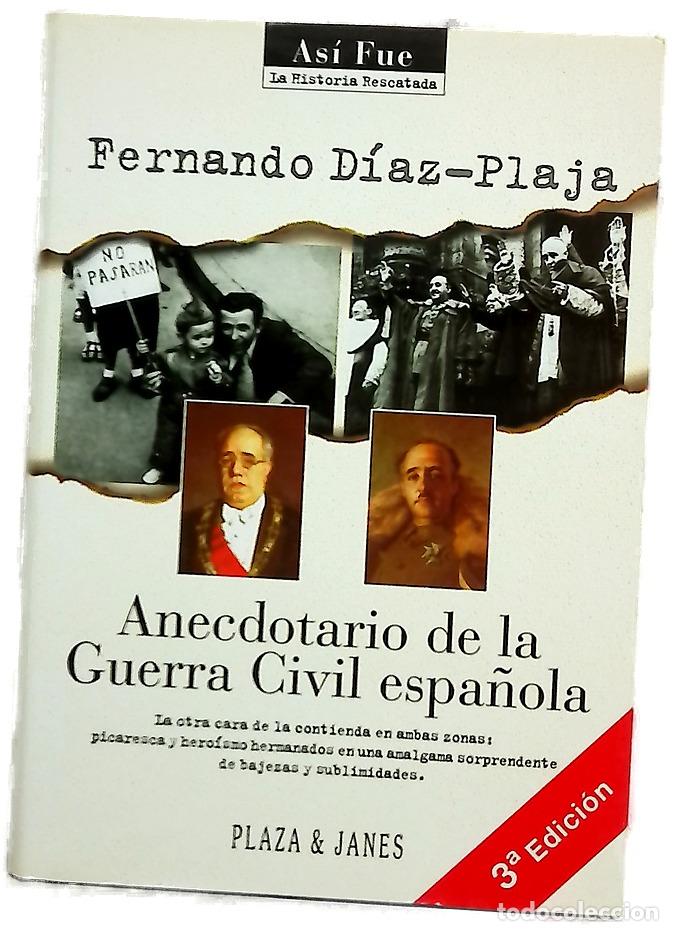 Libros: Anecdotario de la Guerra Civil espa&ntilde;ola
