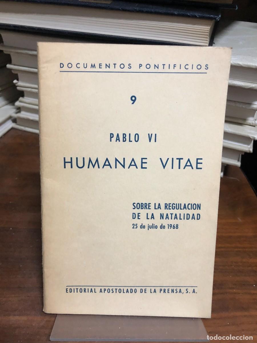 Libros: Humanae Vitae (Sobre la regulaci&oacute;n de la natalidad) Pablo VI (Editorial Apostolado de la Prensa)