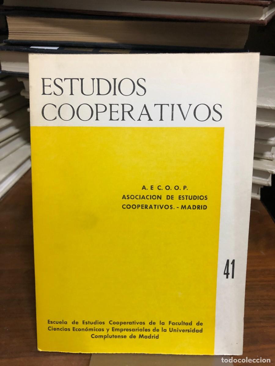 Libros: Estudios Cooperativos (N&ordm; 41) Escuela de Estudios Cooperativos (Universidad Complutense)