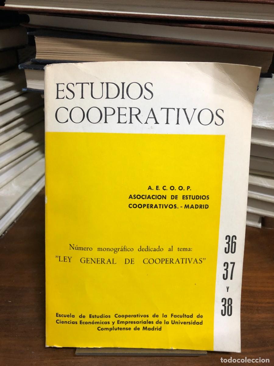 Libros: Estudios Cooperativos (N&ordm; 36, 37 y 38) Escuela de Estudios Cooperativos (UCM)