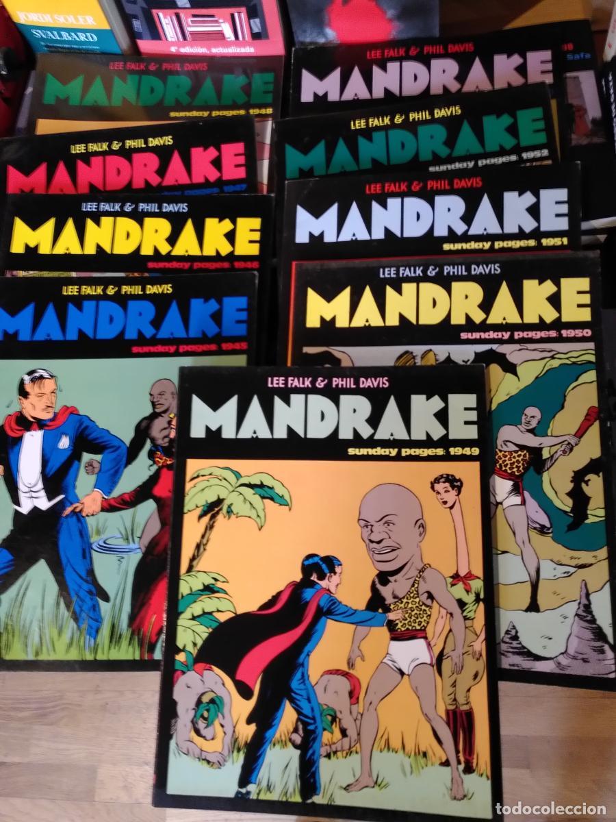 Libri di seconda mano: MANDRAKE. Sunday pages (9 ejemplares a COLOR en ITALIANO): 1945 - 1946 - 1947 - 1948 - 1949 - 1950 -