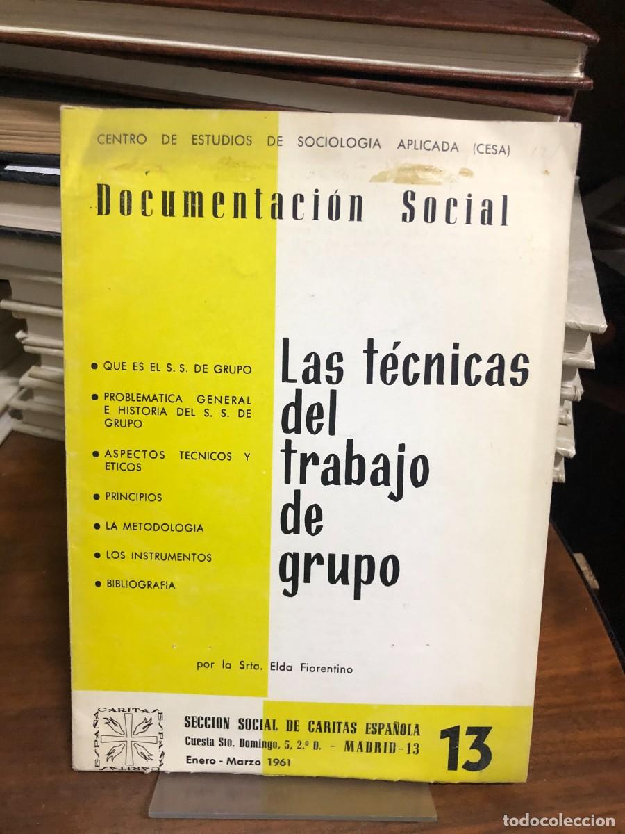 Libros: Documentaci&oacute;n Social N&ordm; 13: Las t&eacute;cnicas del trabajo de grupo Elda Fiorentino
