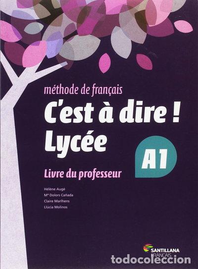 Libros: C'est &agrave; dire! Lyc&eacute;e A1 Livre du professeur- 9788490490938