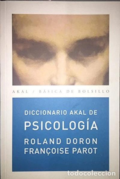 Libros: Diccionario Akal de Psicolog&iacute;a- 9788446012580