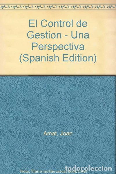 Libros: El control de gesti&oacute;n: una perspectiva de direcci&oacute;n- 9788486703837
