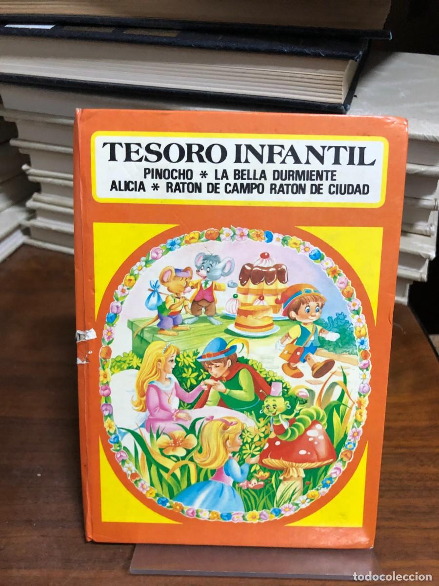 Libros: Tesoro Infantil (Pinocho, La Bella Durmiente, Alicia, Rat&oacute;n de campo...)