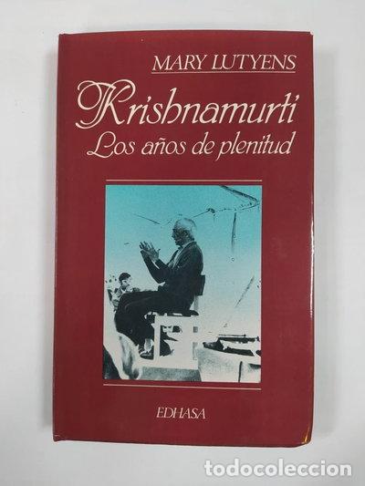 Livres: Krishnamurti. Los a&ntilde;os de plenitud- 9788435018135