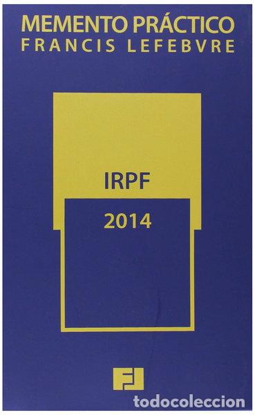 Libros: Memento pr&aacute;ctico IRPF 2014- 9788415911586